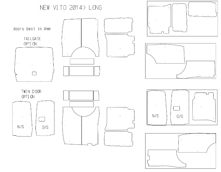 Mercedes Vito L2 LONG 2014-2023